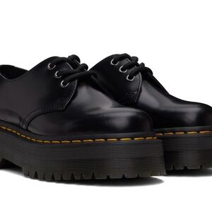 Dr. Martens Black Platform Loafers